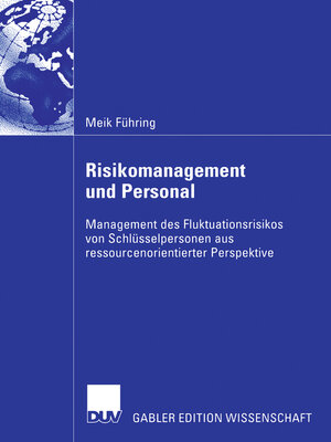 cover image of Risikomanagement und Personal